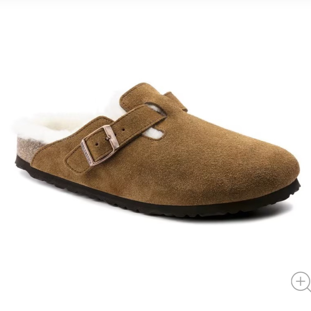 NWT Mink Shearling Birkenstocks